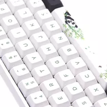 Gk61 Teclado Mecánico Gaming Panda Rgb Switches Ópticos Sk61