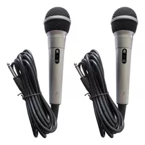 Kit Com 2 Microfones Para Karaoke Igreja Bar Banda Palestra