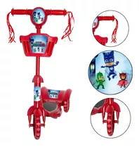 Patinete Menino Pj Masks Scooter Radical Cesta Som Toys 2u