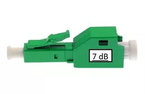 Atenuador De Fibra Óptica 7db Lc/apc (verde) 1260nm/1610nm