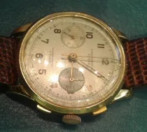 Antiguo Reloj Militar Mecanismo Crono Landeron No Rolex