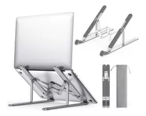 Base Soporte Para Laptop De Aluminio, Plegable Orico Pfb-21 Color Plateado