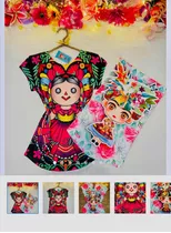 Blusa Set 2 Pzas. Frida Khalo Ropa Regalo Artesania Moda