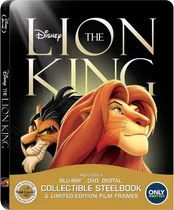 El Rey Leon The Lion King Steelbook Pelicula Dvd + Blu-ray