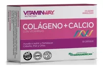 Colageno + Calcio Con Vitaminas A C Y E 30 Caps Microcentro Sabor Sin Sabor