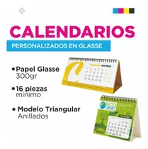 Calendarios Personalizados Anillados En Glasse 