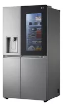 Refrigerador Inverter Insta View 637l LG Ls66sxsc - Color Plateado