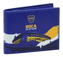 Billetera Simil Cuero Boca Juniors