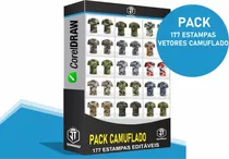 Vetores De Estampas Camufladas - Pack 177 Estampas