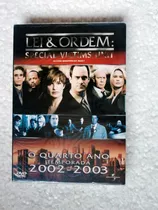 Dvd Box Lei & Ordem Quarto Ano Temporada 2002-2003  Lacrado