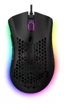 Mouse Gamer Colmeia Para Jogo Knup Rgb 7200 Dpi Cor Preto