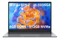 Ultrabook  Chuwi Laptop Corebook Gris 14.1 , Intel Core I5 1035g4  8gb De Ram 512gb Ssd, Intel Iris Plus Graphics 60 Hz 1920x1200px Windows 11 Home