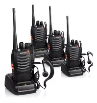 Kit X 4 Handy Baofeng Radio Bf888s Walkie Talkie O F E R T A