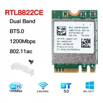 Tarjeta Modulo Wifi M.2 Realtek Rtl8822ce Dualband Bt5.0