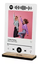 Placa Spotify Interativa Personalizada Com Foto E Música