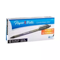 12 X Paper Mate Comfortmate Retractable Ballpoint Pens