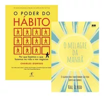 Kit Livros O Milagre Da Manhã + O Poder Do Habito - Promoção