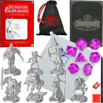 Kit Basic Jogo Rpg Miniatura + Mapa Grid + Ficha + Dados