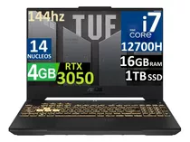 Laptop Asus Tuf F15 144z Ci7-12700h 16gb 1tb Ssd Rtx3050 4gb