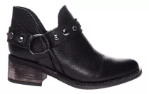 Zapatos Zuca Texano Negro De Mujer