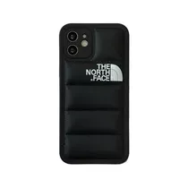 Funda Puffer The North Face Cuero Para iPhone 11/13/14/promx