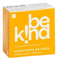 Be Kind Shampoo Sólido Hidratante De Coco Cabello Seco