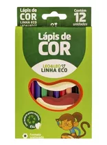 Kit 6 Caixas Lápis De Cor 12 Cores Grande Leo Eco Atacado