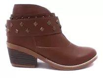 Botas De Mujer Texanas Taco Botitas Botineta Comodas