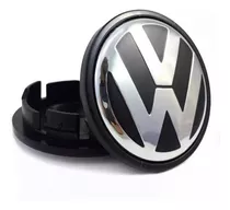 Tapas De Aros Emblema Logo Volkswagen (juego De 4 Unidades)