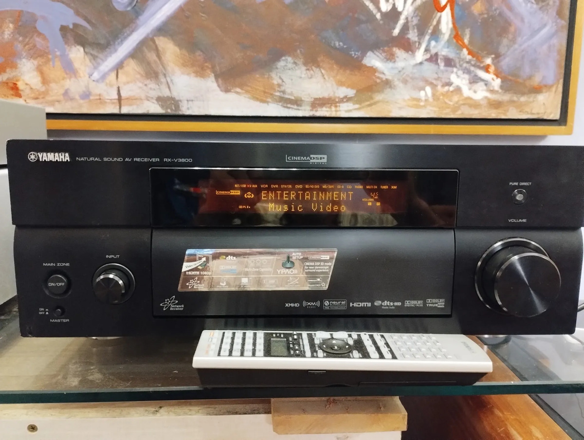 Receiver Yamaha Rx V6a | Mercado Livre