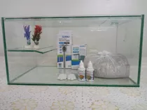 Kit1 Tortuguero Tortuga Agua C/todo Lo Q Necesita Para Vivir