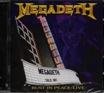 Cd Rust In Peace Live Megadeth Importado Lacrado Obs* Versão Do Álbum Remasterizado