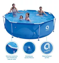 Piscina Estructural Jilong Estrutural Avenli Con Capacidad De 4383 Litros  Azul