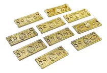 Dijes Dolar De La Suerte Chapa De Oro 14k Bisuteria 25pzs