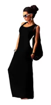Vestido Largo De Mujer Con Bolsillos Maxi Faldas Art870