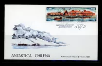 Sellos De Chile. Antártica Chilena. Base Naval Arturo Prat.