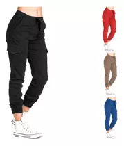 Pantalones Jogger Dama Strech By Plutonio