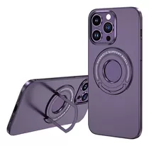 Capa Magnética Com Suporte Invisível Para iPhone 13 14