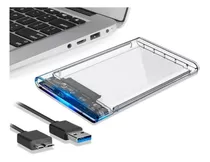 Case Hd Notebook Externo Sata Usb 3.0 Transparente Barato