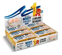 Suplemento Em Barra Nutrata  Barra De Proteina Whey Grego Bar Proteínas Whey Grego Bar Sabor  Beijinho Em Caixa De 480g  Pacote X 12 U