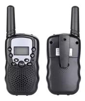 Handy Walkie Talkie Woki Toki Intercomunicadores 22 Canal X2 Negro 400-470