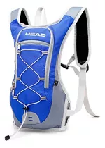 Mochila Trekking Ciclismo Running Head Bolsa Agua Azul