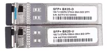 Modulo Sfp 10gb 20km Wdm 1270/1330nm Lc Gbic 10g Bidi Par