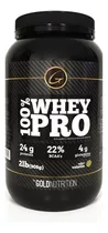Suplemento En Polvo Gold Nutrition  100% Whey Pro Proteínas Sabor Vainilla En Pote De 908g