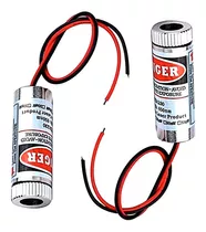 2 Modulos Láser Linea Rojo Puntero Ajustable 5mw 650nm 5v