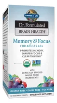 Garden Of Life Dr. Formulated Memory & Focus 60 Tabletas