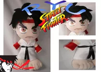 Boneco Pelúcia Ryu Street Fighter 