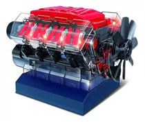 Motor V8 Playz, De Combustión, Para Construcción, Funcional