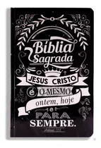 Bíblia Sagrada Lettering Ntlh Capa Dura Preta P/jovem Adulto