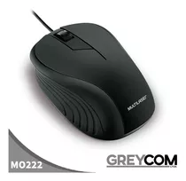 Mouse Multilaser Emborrachado Preto Com Fio 1200dpi Usb